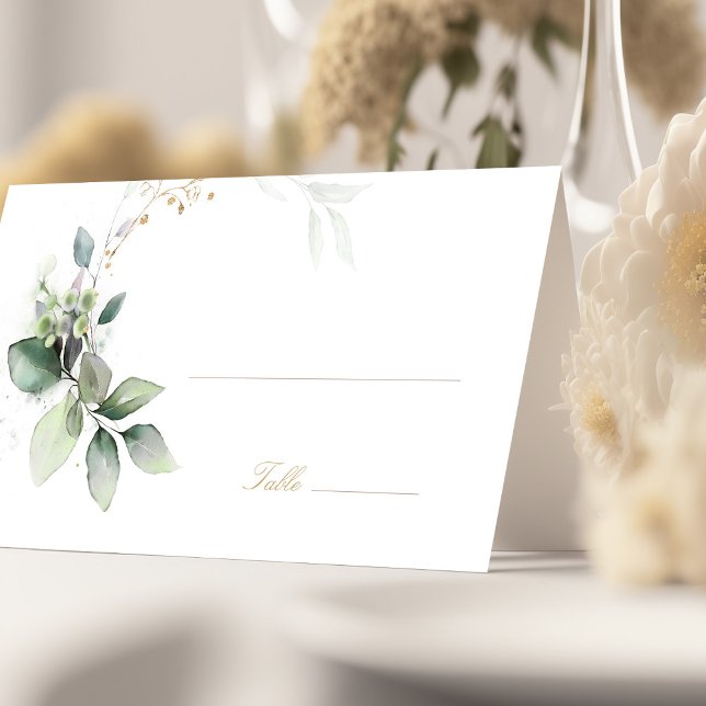Carte de place Whimsical Watercolor (Créateur téléchargé)