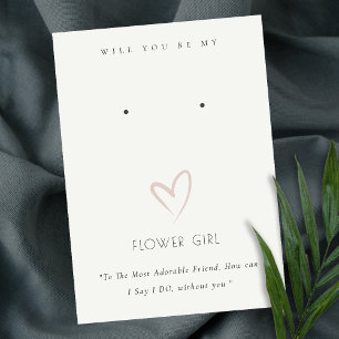 CARTE DE PLACEMENT AFFICHAGE D'UN CADEAU DE FILLE DE FLEURS DU COEUR 