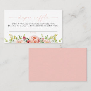 Carte De Placement ALICE Blush Floral Spring Tea Party Raffin de couc