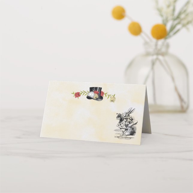 Carte De Placement Alice in Wonderland Carte de visite ou carte d'esc (Devant)