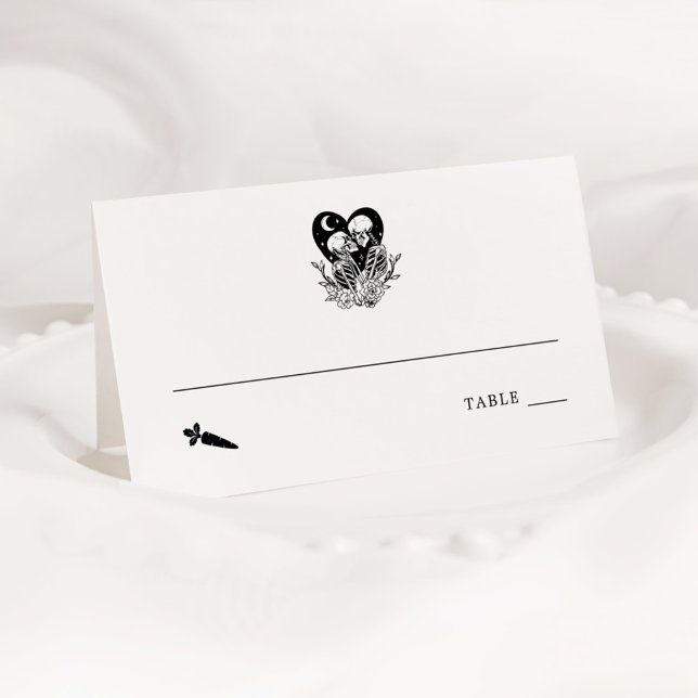Carte De Placement Amateurs jusqu'à la mort Skeletons Place Card Vegg (Créateur téléchargé)