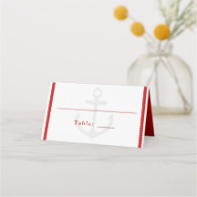 Ancre de corde rouge blanche du Mariage nautique