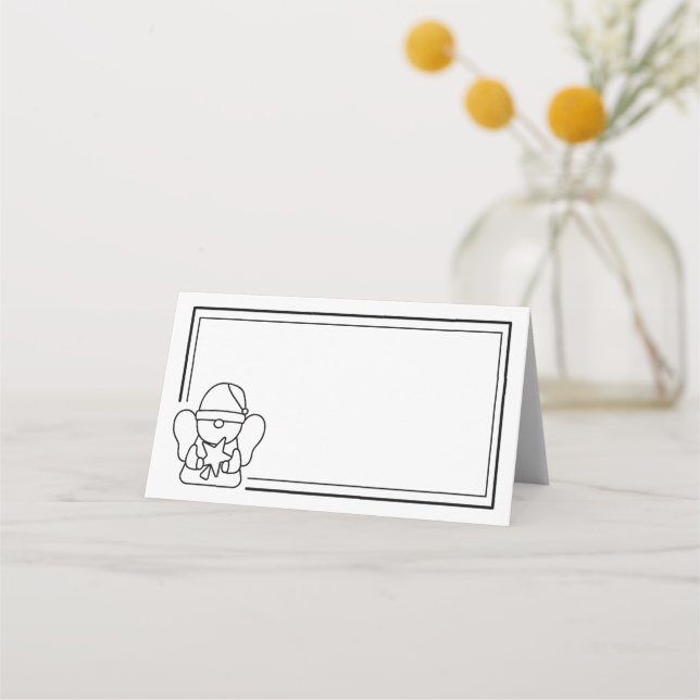 Carte De Placement Ange de vacances (Devant)