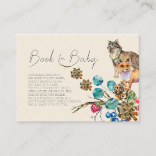 Carte De Placement Animaux des bois   Livre Pour Baby Insert Card   F