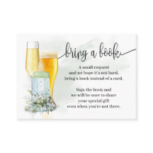 Apporter un livre Bulles de verdure Baby shower In