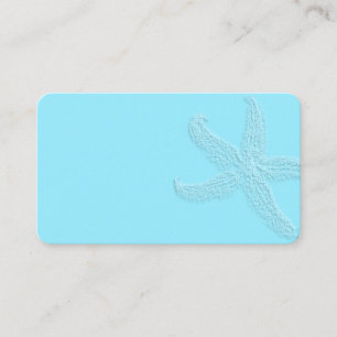 Carte De Placement Aqua Blue Starfish Blank Favoriser Tags Place Cart