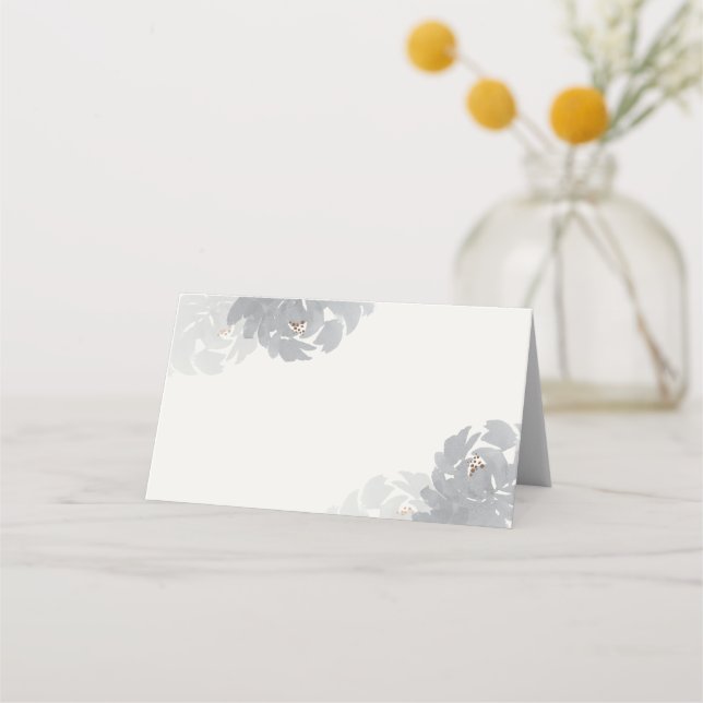 Carte De Placement Aquarelle fleurit à la floraison (Devant)