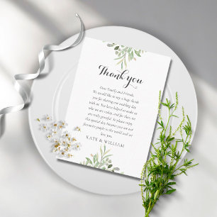 Carte De Placement Aquarelle Mariage Script Merci