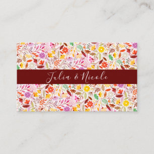 Carte De Placement Aquarelles vives Fleurs de tulipe d'été Mariage