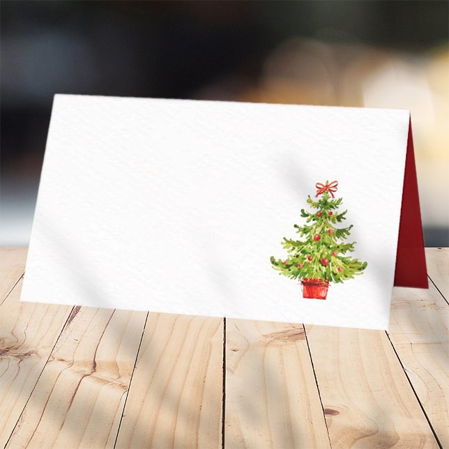 Carte De Placement Arbre de Noël Waterton | Vacances (Créateur téléchargé)