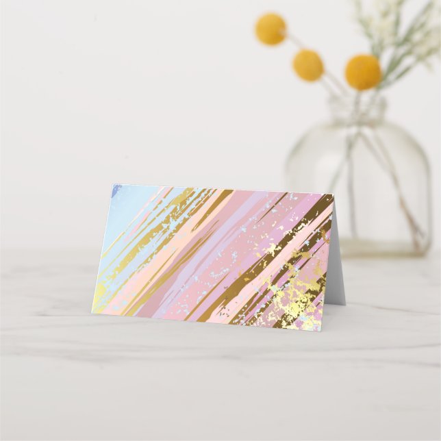 Carte De Placement Arrière - plan rose texturé (Devant)