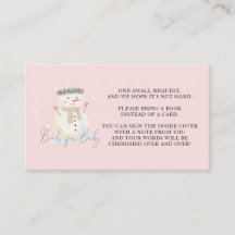 Baby It's Cold Outside Shower Books for Baby Cards