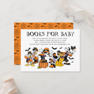 Carte De Placement Baby shower d'Halloween Mickey & Friends