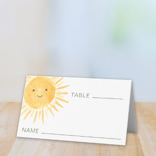 Carte De Placement Bain de soleil pour bébé