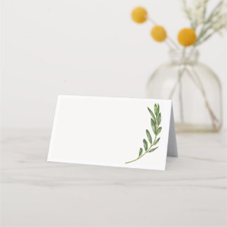 Carte De Placement Balise Nom de la branche d'olivier