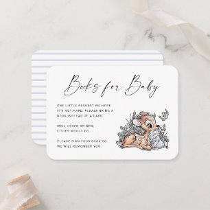 Carte De Placement Bambi Livres Woodland pour Baby Insert Card