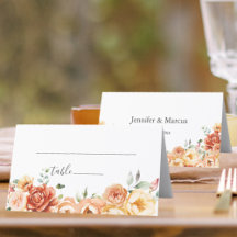 Banquet Mariage Floral Watercolor