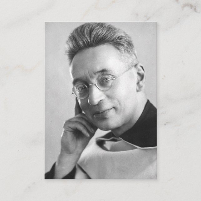 Carte De Placement Bienheureux Saint Titus Brandsma Pries de prière c (Devant)