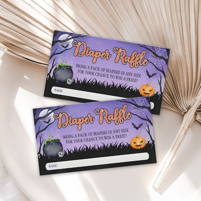 Carte De Placement Billet de rabat Halloween Baby shower (Créateur téléchargé)