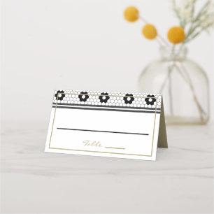 Carte De Placement Bistro français Design Vintage