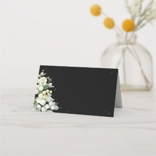 Carte De Placement Black Snowberry + Eucalyptus Mariage