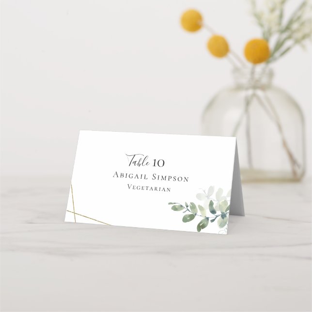 Carte De Placement BLANC pour MOCKUP (Devant)