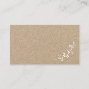 Carte De Placement Blank Rustic Laurels Mariage