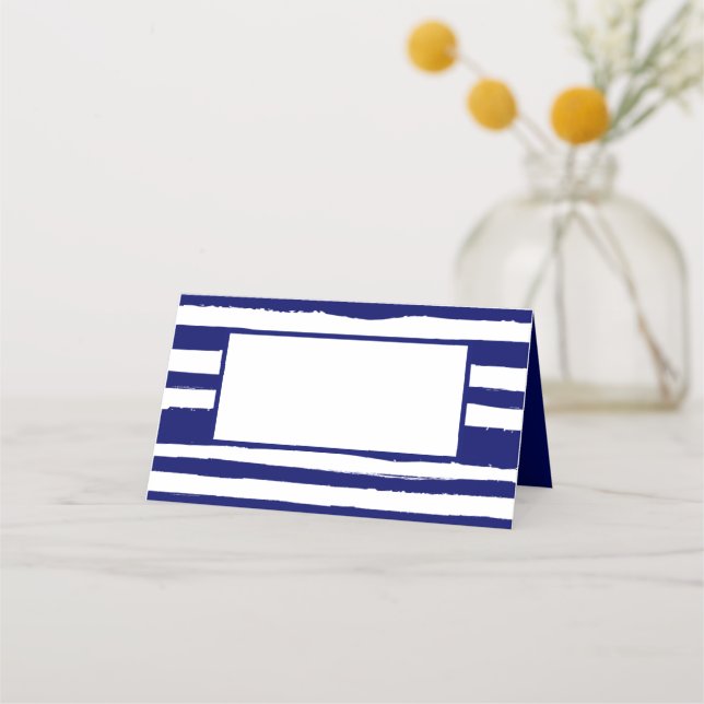 Carte De Placement Bleu de la Marine (Dos)