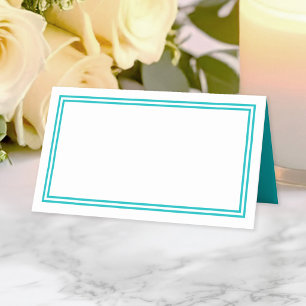 Carte De Placement Bordures Classiques Modernes de Couleur Personnali