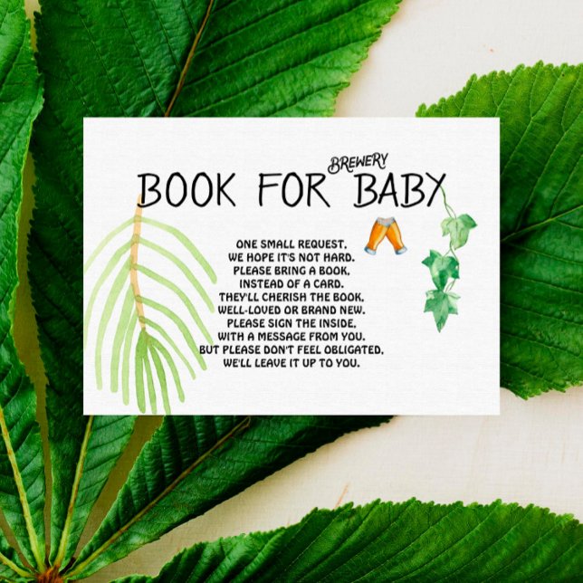 Carte De Placement Brasserie Baby - Couleur - Livre Pour Baby Insert  (Créateur téléchargé)