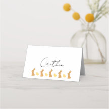 Bunny & Chick Place Cards