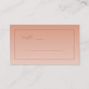 Carte De Placement Calme Lignes Minimalistes de Pêche