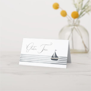 Carte De Placement Carte buffet sans gluten pour voilier