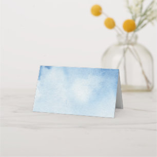 Carte De Placement Carte d'assise couleur bleu. Mariage moderne