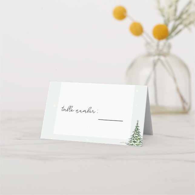 Carte De Placement Carte de la place du Mariage de Noël (Devant)