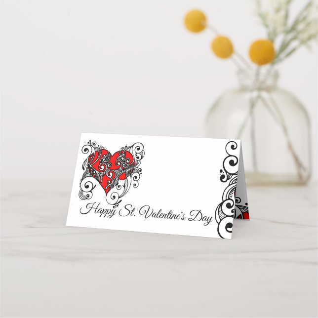 Carte De Placement Carte de la place Valentine (Devant)