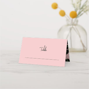 Carte De Placement Carte de Mariage de table Tropical Greenery