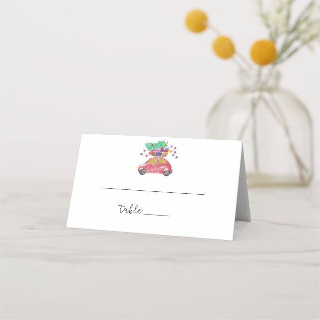 Carte De Placement Carte de place hivernale (Devant)
