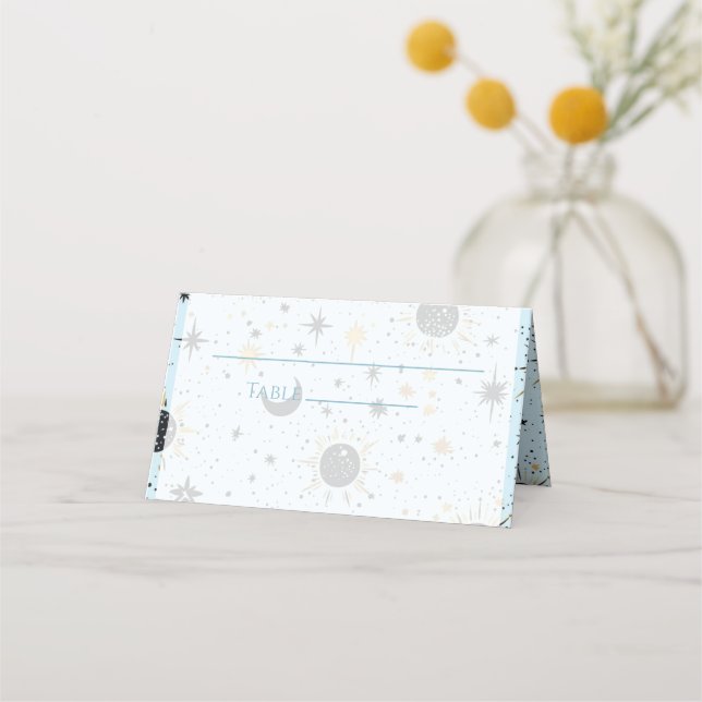 Carte De Placement Carte de place pliée du Mariage céleste (Devant)