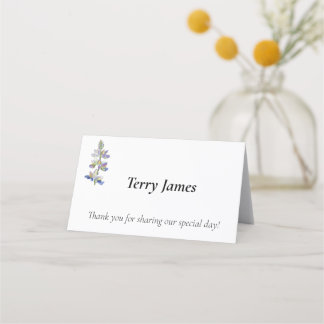 Carte De Placement Carte de place pliée horizontale personnalisable