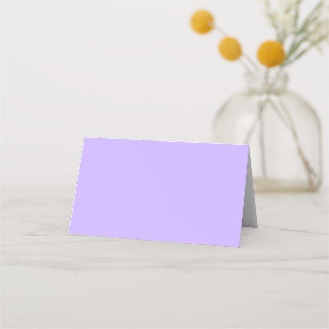 Carte De Placement Carte de place pliée Lavender (Devant)