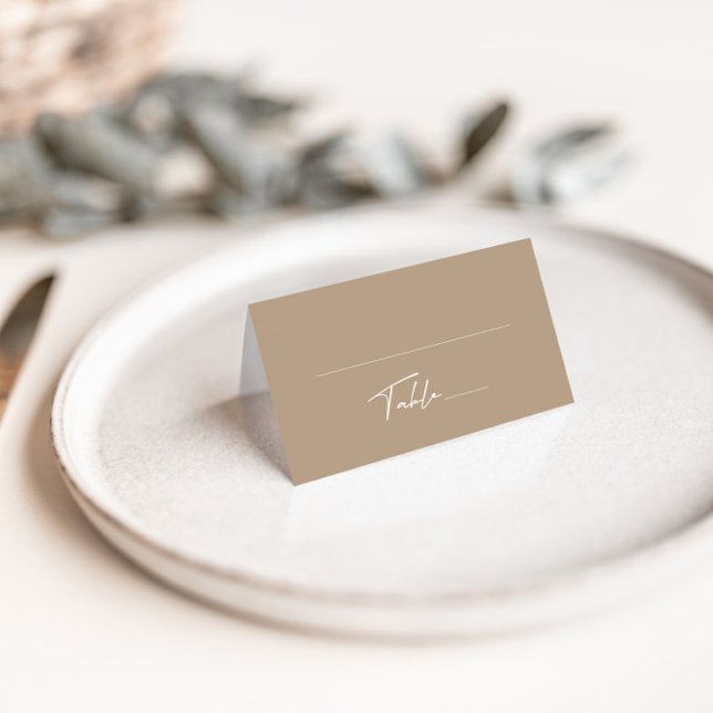Carte De Placement Carte de place pliée Mariage simple (Créateur téléchargé)