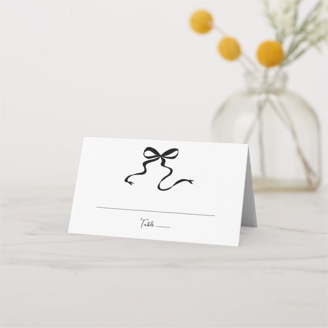 Carte De Placement Carte de place pliée pour Mariage de boue lunaire (Devant)