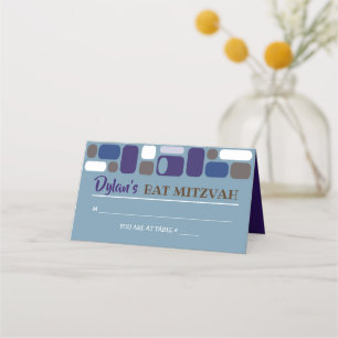 Carte De Placement Carte d'escorte de Bat mitzvah de la barre SO MOD