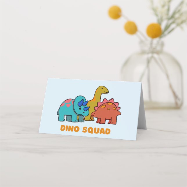 Carte De Placement Carte Dino Place (Devant)