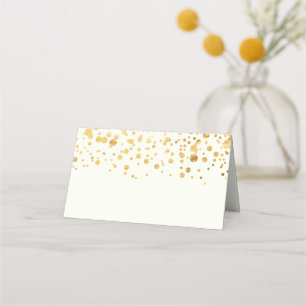 Carte De Placement Carte Gold Parties scintillant Confetti Mariage Pl