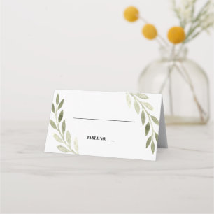 Carte De Placement Carte Mariage de remplissage d'aquarelle de qualit