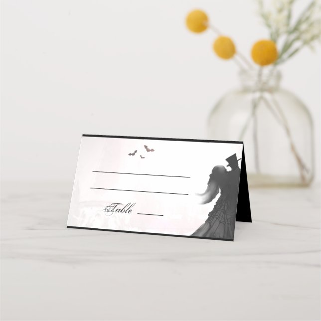 Carte De Placement Carte Mariage Gothic Lover (Devant)