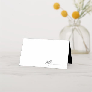 Carte De Placement Carte Mariage minimaliste contemporaine