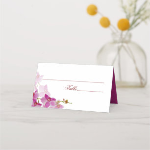 Carte De Placement Carte Mariage Tropical Orchid
